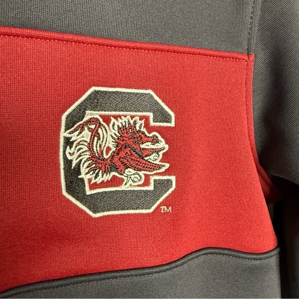Carolina Gamecocks USC Under Armour Embroidered Lightweight Fleece Jacket Medium - Picture 2 of 9